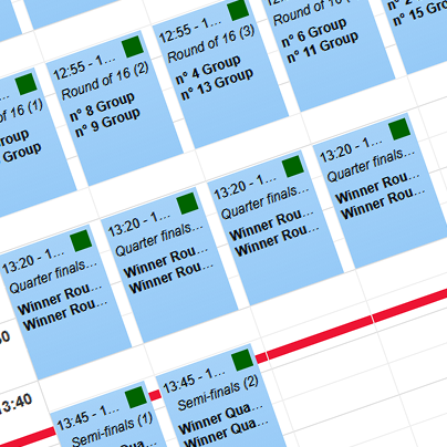 Champions League toernooischema – snel en flexibel