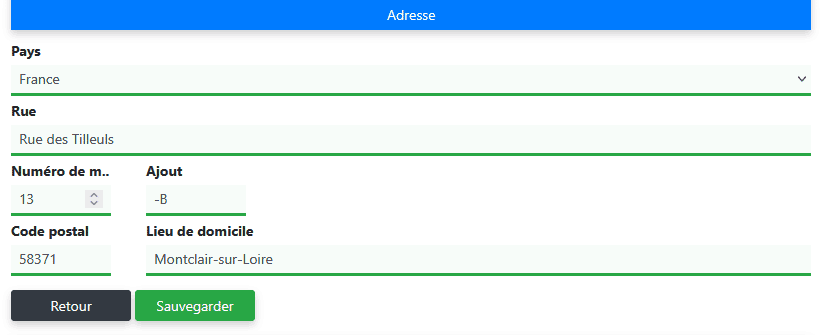 Saisir l'adresse du tournoi dans Mijntoernooi.info
