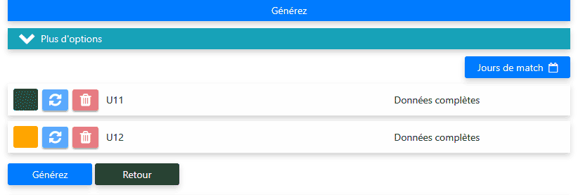 Générer le tournoi dans Mijntoernooi.info